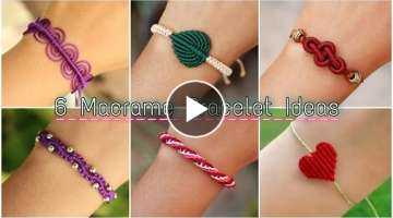 6 Macrame Bracelet Ideas
